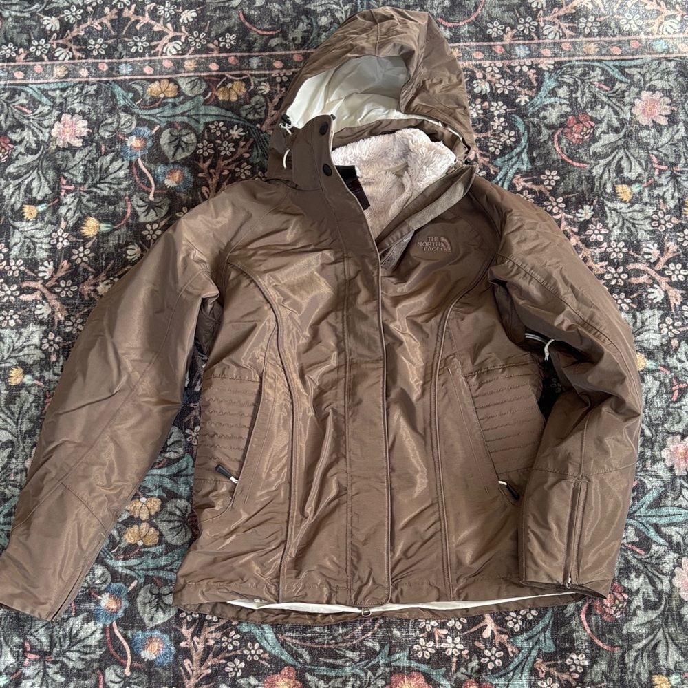 The North Face Women's Bronze/Brown 2 in 1 Ski Jacket